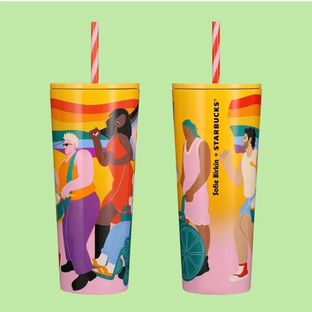 Starbucks Sofie Birkin Pride Tumbler 24oz NWT Summer 2024